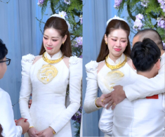 Hoa hậu Khánh Vân bật khóc vì con riêng của chồng, quý tử 11 tuổi giảm cân để làm phù rể cho bố