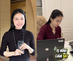 Hoa hậu Thùy Lâm tiết lộ cuộc sống không hề “sướng”, đi làm cả Chủ nhật nhưng vẫn hẹn hò cùng ông xã Tiến sĩ