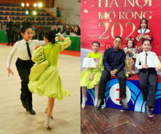 Khánh Thi khoe quý tử giành 7 huy chương vàng ở giải đấu khiêu vũ, con trai mới 9 tuổi đã sắp cao bằng mẹ