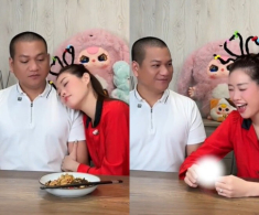 Khánh Vân bị nói ồn “như cái chợ” trái ngược với giọng trầm của ông xã, chồng hơn 17 tuổi răm rắp nghe lời vợ