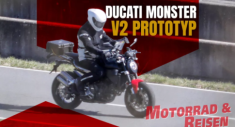 Không còn là tin đồn, nguyên mẫu Ducati Monster V2 lần đầu tiên lộ diện!
