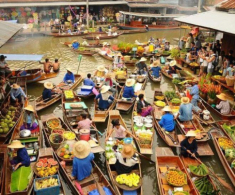 Khu chợ hình thành từ “chiến lược” của Hoàng gia, nay là biểu tượng du lịch Thái Lan, hút hàng triệu lượt khách