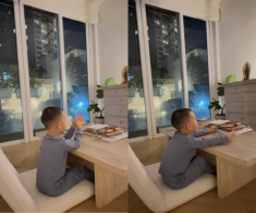 Leon bị Hồ Ngọc Hà bắt đọc kinh sám hối mỗi lúc chưa ngoan, dân mạng nhận xét “kém hơn chị Lisa nhiều”