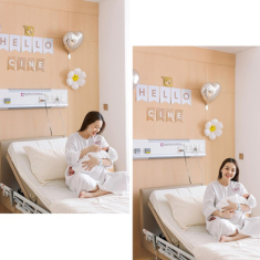Loạt ảnh đầu tiên của con trai Quang Tuấn - Linh Phi: Em bé vừa chào đời có cử chỉ ngộ nghĩnh