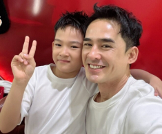 Lương Thế Thành và quý tử quốc tịch Mỹ khoe diện mạo mới nhìn tưởng anh em, Thúy Diễm bất ngờ mong có “tập 2”