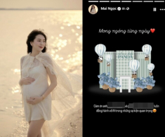 MC Mai Ngọc bật mí tên thân mật của con đầu lòng, sắp cùng chồng đại gia dọn vào nhà mới mừng em bé ra đời