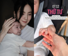 MC Mai Ngọc đi lại khó khăn sau khi sinh con, bị đau nhưng vẫn giữ nếp sinh hoạt chuẩn từng phút cho quý tử