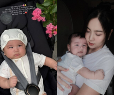 MC Mai Ngọc nuôi con kỷ luật, bé Panda 3 tháng tuổi mới được mẹ cho ra ngoài hít khí trời