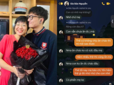 MC Thảo Vân khoe con trai Công Lý cao to vạm vỡ vẫn “nhõng nhẽo” với mẹ, xót quý tử không ăn được gì