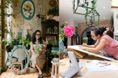 Mẹ 3 con xây căn studio làm việc theo phong cách đồng quê Châu Âu, đẹp thơ mộng như vườn cổ tích giữa lòng Sài Gòn