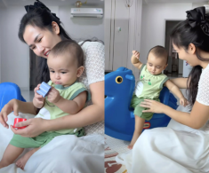 Mẹ chồng Ấn Độ của Võ Hạ Trâm đến nay vẫn chưa gặp cháu trai, nhóc tì được bà ngoại ngăn cản đi học sớm