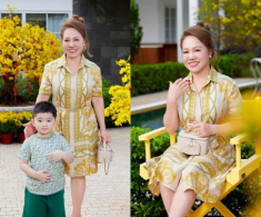Mẹ vợ của Chi Bảo trẻ đẹp, sang chảnh đi du lịch “như cơm bữa”, nay được Lý Thùy Chang mời về Việt Nam sống