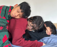 Nguyễn Văn Chung khoe cảnh hạnh phúc bên 2 con, bố đơn thân thấy buồn sau ngày ái nữ về sống với mẹ ruột