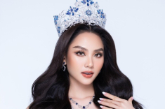 Nhan sắc nàng hậu chân dài hơn 1 mét vừa rời bỏ công ty sau 4 năm đăng quang