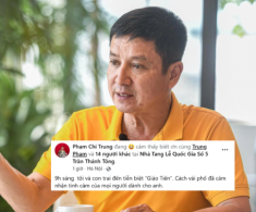 NSƯT Chí Trung đưa con trai đến viếng ông Hoàng Nam Tiến: “Hàng người dài dằng dặc, giàn giụa nước mắt”