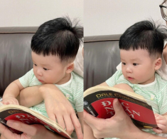 “Oppa Hàn Quốc” nhà Sam hơn nửa tuổi đã mê đọc Đắc Nhân Tâm, tính cách điềm tĩnh khác biệt chị gái sinh đôi
