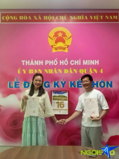 Phan Như Thảo - Đức An đăng ký kết hôn