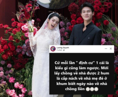 Quỳnh Lương lấy chồng được 2 hôm đã “cắp nách về nhà mẹ đẻ”, bị một người giữ chân không cho đi