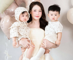 Sam làm dâu Hàn “1 nách 2 con” dọn mâm thôi nôi đẹp mắt hút nghìn like, cặp song sinh nay rõ nét xinh yêu