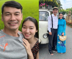 Sao nam cưới vợ kém 26 tuổi nay sắp làm bố ở tuổi ngoài 50, hôn nhân giản dị trong ngôi nhà cấp 4