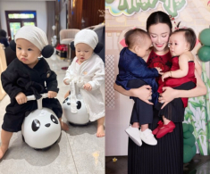 Sao Việt 24h: Cặp song sinh nhà Phương Oanh bé xíu đã tận hưởng “spa tại gia”, ái nữ hóm hỉnh khiến dân mạng thích thú