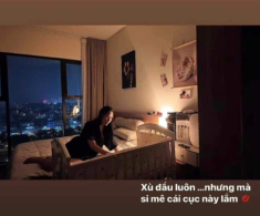 Sao Việt 24h: Còn đâu hình ảnh sang chảnh trước đây, vợ hot girl kém 37 tuổi của Quang Minh giờ “xù đầu” chăm con