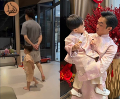 Sao Việt 24h: Cường Đô La khoe ảnh con trai út “sao y bản chính” từ gương mặt đến dáng đứng “ông cụ non”