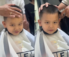 Sao Việt 24h: Hồ Ngọc Hà đưa Leon đi cắt tóc, “út ú” ngày nào giờ gương mặt nam tính, điển trai giống hệt bố Kim Lý