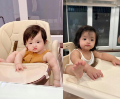 Sao Việt 24h: Ông Cao Thắng khoe dáng ngồi “bá đạo” của 2 ái nữ, chị em giống hệt nhau từ nét mặt tới nết ăn