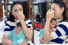 Sao Việt 24h: Phương Oanh than “khổ” sau khi sinh con, cứ nhìn cặp song sinh với Shark Bình là rơi nước mắt
