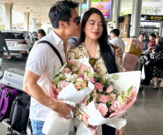 Sao Việt 24h: Trương Ngọc Ánh được trai lạ ôm hôn ở sân bay, cho biết là người đàn ông quan trọng