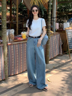 Sắp sang thu, chị em phối 4 kiểu áo này với quần ống rộng đơn giản mà thời trang hơn khối đồ hiệu