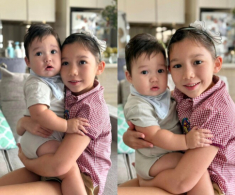 Siêu mẫu Hà Anh khoe 2 con lai Tây “nhặt” hết nét đẹp của bố mẹ, dân tình xuýt xoa khen xinh như búp bê