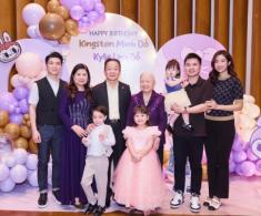 Tên thật 3 cháu nội Bầu Hiển: Ái nữ của Đỗ Mỹ Linh tên chuẩn tiểu thư, cháu gái đầu tên giống thím dâu