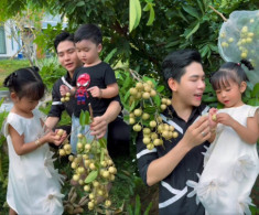 Thanh Đoàn “flex” góc biệt thự có vườn trái cây trĩu quả, được khuyên có thêm con với Hà Trí Quang