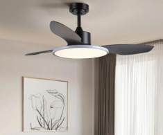 Thiết bị này kết hợp cả đèn lẫn quạt, vừa hữu dụng vừa sang trọng, chẳng trách nhiều người chọn lắp cho nhà mình