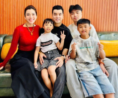 Ưng Hoàng Phúc bồi hồi tiễn con riêng của vợ đi Mỹ định cư, hé lộ ngành học của quý tử ở trời Tây