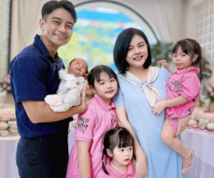 Vân Trang “bất lực” khi cả 4 con đều là bản sao của ông xã doanh nhân, nhà đông con nên lúc nào cũng rộn ràng