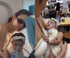 Võ Hoàng Yến bơ phờ, “lả đi” trong lần đầu cùng con gái đi du lịch, ái nữ quốc tịch Mỹ có đôi chân giống mẹ