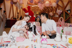 2 con đáng yêu của Trường Giang: Ái nữ xinh như lai Tây, quý tử mắt to long lanh giống hệt mẹ