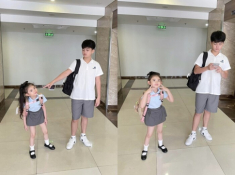 2 con Mai Hồ đi học ở trường quốc tế đắt đỏ, ái nữ 6 tuổi được ví như “hoa hậu tương lai”
