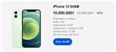 2 mẫu iPhone cũ giảm giá sốc chỉ hơn 10 triệu, camera xịn chẳng kém iPhone 16, sở hữu màn hình nét căng