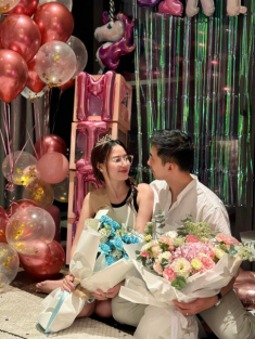 Chồng thiếu gia làm sinh nhật riêng tư cho Midu
