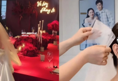 HH Phương Lê đính hôn với Vũ Luân: Không gian đỏ rực đong đầy hạnh phúc, cô dâu khoe nhẫn kim cương “khủng”