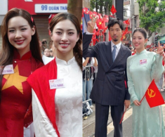 Hoa, á hậu là “con nhà nòi” tại A80: Thừa hưởng gen trội từ phụ huynh quân nhân, sớm thành mỹ nhân với chiều cao khủng