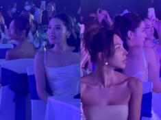 Kỳ Duyên - Minh Triệu ngồi sát nhau tại sự kiện nhưng kiên quyết “đối lưng không đối mặt”, bị “soi” thái độ trái ngược