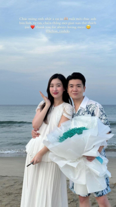 Loạt khoảnh khắc Đỗ Mỹ Linh thân thiết với anh chồng gây chú ý: Ôm eo chúc mừng sinh nhật, cùng đi xem bóng đá