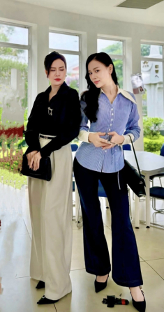 Nhan sắc nữ diễn viên mang quân hàm Thiếu tá công an, vừa “đối đầu” với Phương Oanh trong “Gió ngang khoảng trời xanh”