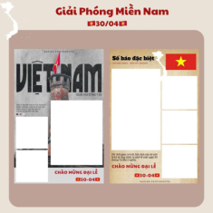 Photobooth có khung hình ý nghĩa dịp Đại lễ 30/4: Phụ kiện đầy đủ, chỉ cần bấm máy