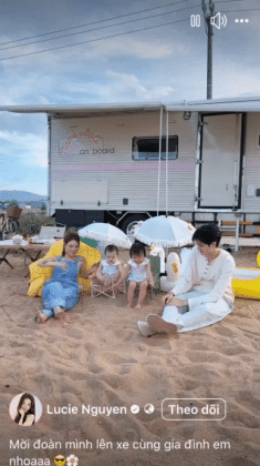 Phú bà Việt Lucie Nguyễn đưa 2 con gái ra Hà Nội xem diễu binh A80, vượt 1700km bằng nhà xe di động gây choáng